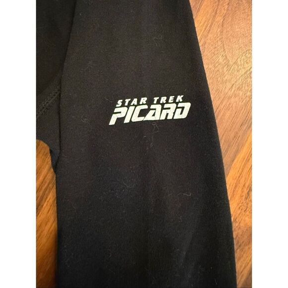 Independent Trading Co. Men's Star Trek Picard Cast and Crew Hoodie Black Small - Picture 6 of 8